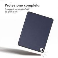 imoshion Cover a libro Trifold Apple iPad Pro 11 (2022 / 2021 / 2020 / 2018) - Blu scuro