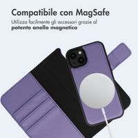 imoshion Cover a libro di lusso 2-in-1 rimovibile Apple iPhone 14 - Viola