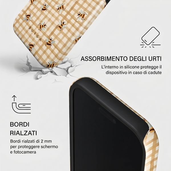 Burga Cover Posteriore Resistente con MagSafe Apple iPhone 17 Pro Max - Honeycomb