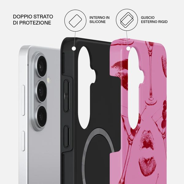 Burga Cover Posteriore Resistente con MagSafe Samsung Galaxy S26 - Call me