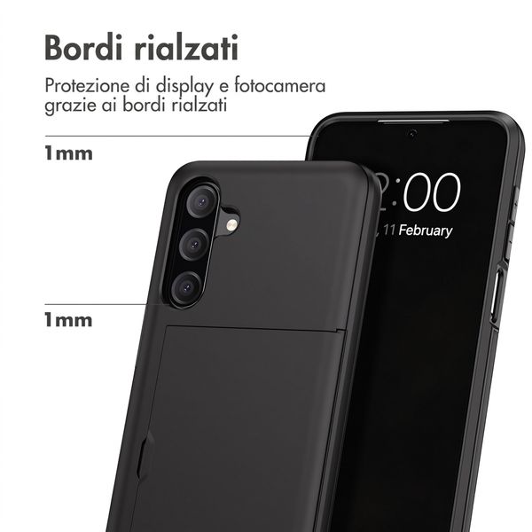 imoshion Cover Posteriore con Porta Carte Samsung Galaxy A27 (5G) - Nero
