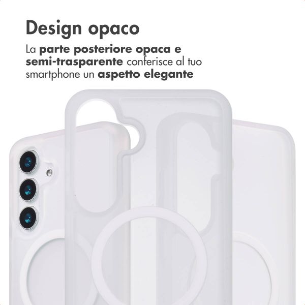imoshion Cover posteriore Color Guard con MagSafe Samsung Galaxy S25 Plus - Bianco