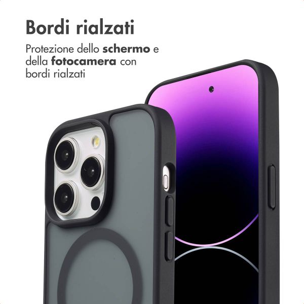 imoshion Cover posteriore Color Guard con MagSafe Apple iPhone 14 Pro - Nero