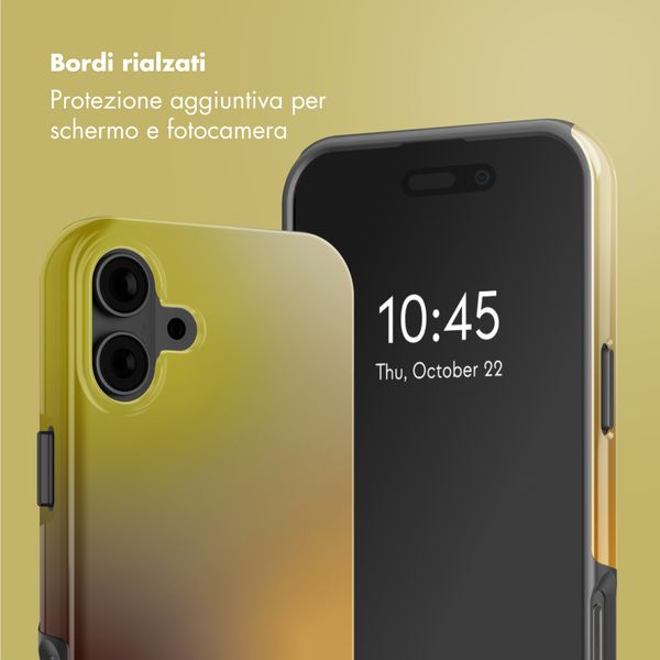 Selencia Cover posteriore Vivid con MagSafe Apple iPhone 16 - Gradient Olive Dust