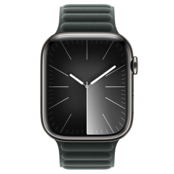 Apple Cinturino Magnetic Link in FineWoven Apple Watch | 44/45/46/49 mm - Taglia M/L - Evergreen