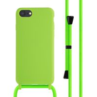 imoshion Cover in Silicone con Cordino Apple iPhone SE (2022 / 2020) / 8 / 7 - Fluor Groen