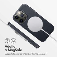 Accezz Cover in Pelle con MagSafe Apple iPhone 15 Pro - Onyx Black