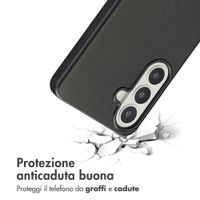 Accezz Cover in Pelle con MagSafe Samsung Galaxy S26 - Onyx Black