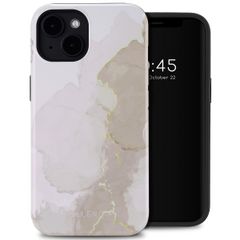 Selencia Cover posteriore Vivid con MagSafe Apple iPhone 14 - Marble Light Brown