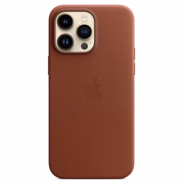 Apple Cover Posteriore in Pelle con MagSafe Apple iPhone 14 Pro Max - Umber