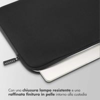 Accezz Cover per laptop 13-14 pollici - Laptopsleeve - Nera