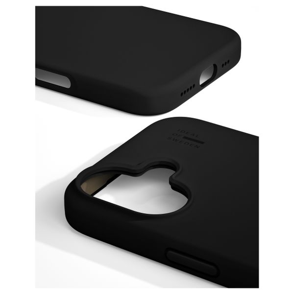 iDeal of Sweden Cover in silicone con MagSafe Apple iPhone 16 - Black