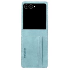 imoshion Cover a libro di Lusso Samsung Galaxy Z Flip 8 - Azzurro