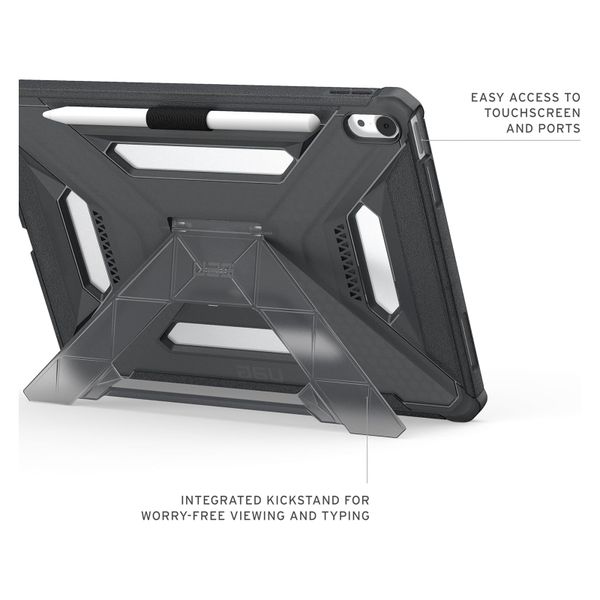 UAG Custodia posteriore Scout Plus con supporto Apple iPad Air 11 pollici (2026) M4 / (2025) M3 / (2024) M2 - Ash