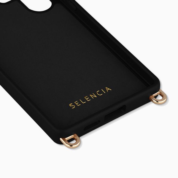 Selencia Cover posteriore Rivièra con MagSafe con ganci rimovibili Samsung Galaxy S26 Ultra - Velvet Black