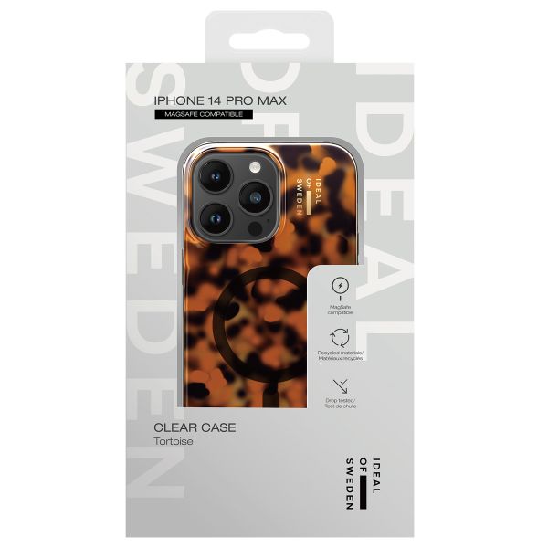 iDeal of Sweden Cover Trasparente con MagSafe Apple iPhone 14 Pro Max - Tortoise