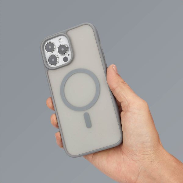 imoshion Cover posteriore Color Guard con MagSafe Apple iPhone 14 Pro Max - Grigio