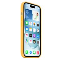 Apple Cover Posteriore in Silicone con MagSafe Apple iPhone 15 - Sunshine