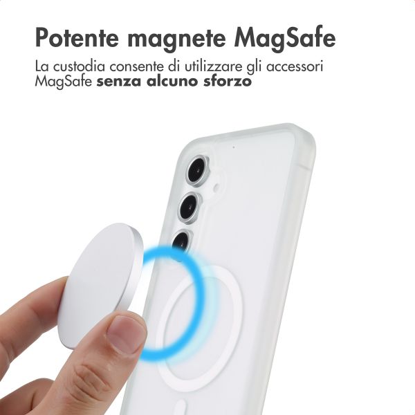 imoshion Cover posteriore Color Guard con MagSafe Samsung Galaxy S24 FE - Bianco
