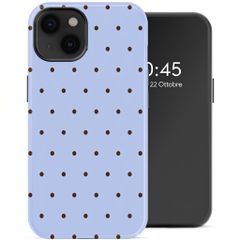 Selencia Cover posteriore Vivid con MagSafe Apple iPhone 14 - Happy Dots Digital Sky