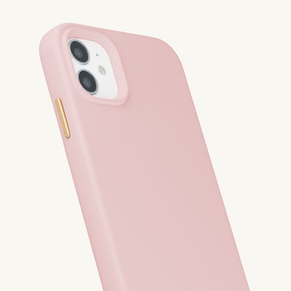 Selencia Cover posteriore Rivièra con MagSafe con ganci rimovibili Apple iPhone 11 - Sorbet Pink