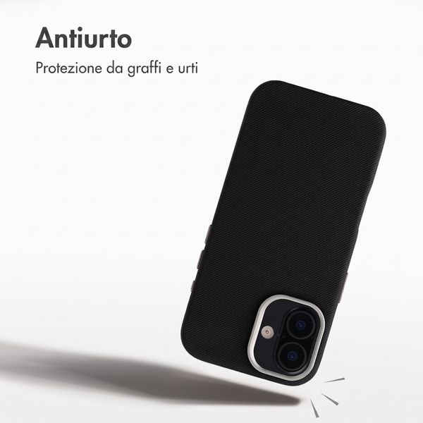 Accezz Cover Mesh con MagSafe Apple iPhone 16 - Nero