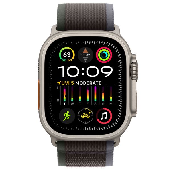 Apple Cinturino Trail Loop Apple Watch | 44/45/46/49 mm - Taglia M/L - Blue & Black