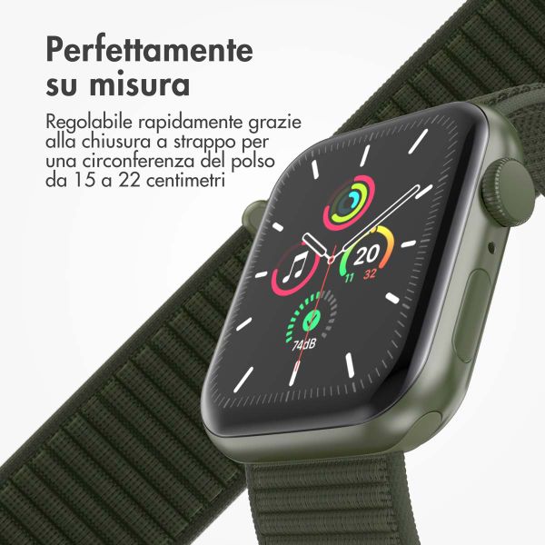 imoshion Cinturino in nylon Apple Watch | 38/40/41/42 mm - Army Green