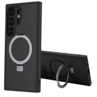 Accezz Cover con anello e supporto con MagSafe Samsung Galaxy S24 Ultra - Nero