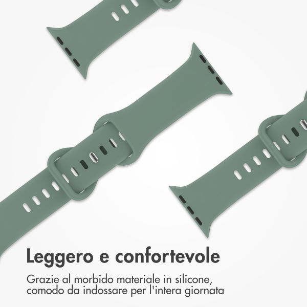imoshion Cinturino in silicone⁺ Apple Watch | 38/40/41/42 mm - Taglia S/M - Pine