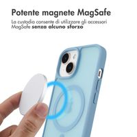 imoshion Cover posteriore Color Guard con MagSafe Apple iPhone 15 - Azzurro
