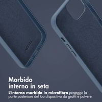 Accezz Cover in pelle 2 in 1 con MagSafe Apple iPhone 14 - Nightfall Blue