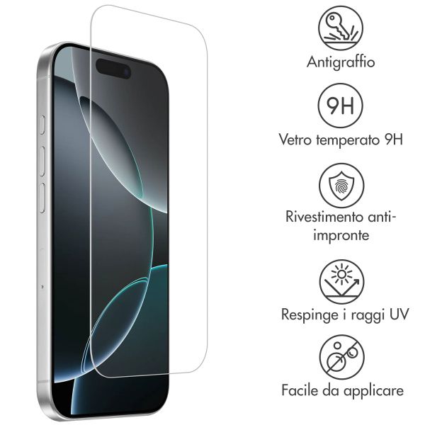 Accezz Vetro temperato, confezione da 2 Apple iPhone Air