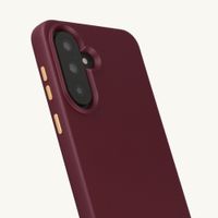 Selencia Cover posteriore Rivièra con MagSafe con ganci rimovibili Samsung Galaxy A37 (5G) - Bold Burgundy