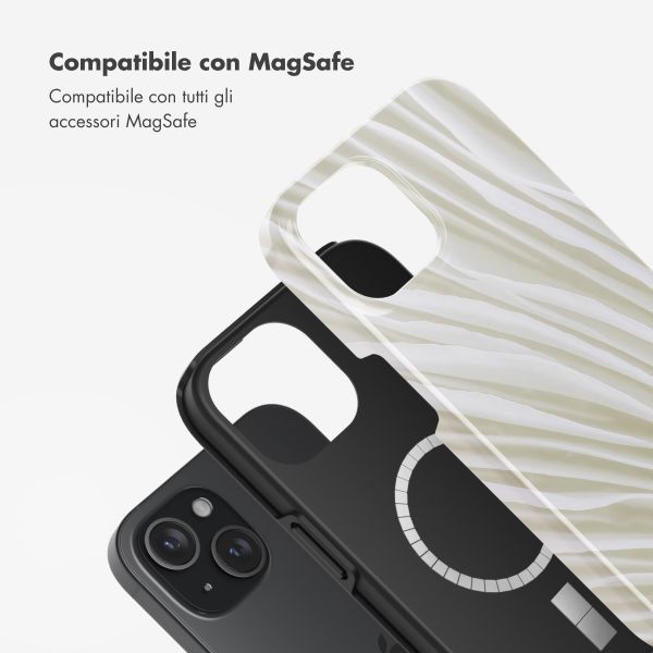Selencia Cover posteriore Vivid con MagSafe Apple iPhone 15 - Nature Light Brown