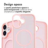 imoshion Cover posteriore Color Guard con MagSafe Apple iPhone 16 - Rosa chiaro