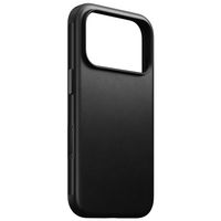 Nomad Cover in pelle moderna MagSafe Apple iPhone 18 Pro / 17 Pro - Black