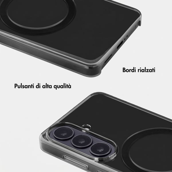 Accezz Lite custodia posteriore con MagSafe Samsung Galaxy S26 - Smokey Clear