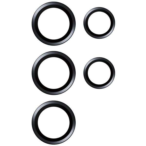 PanzerGlass Pellicole protettive fotocamera Hoops Optic Rings Samsung Galaxy S24 Ultra - Nero