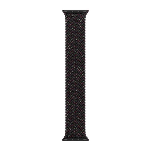 Apple Cinturino Solo intrecciato Apple Watch | 44/45/46/49 mm - Taglia 1 - Black Unity