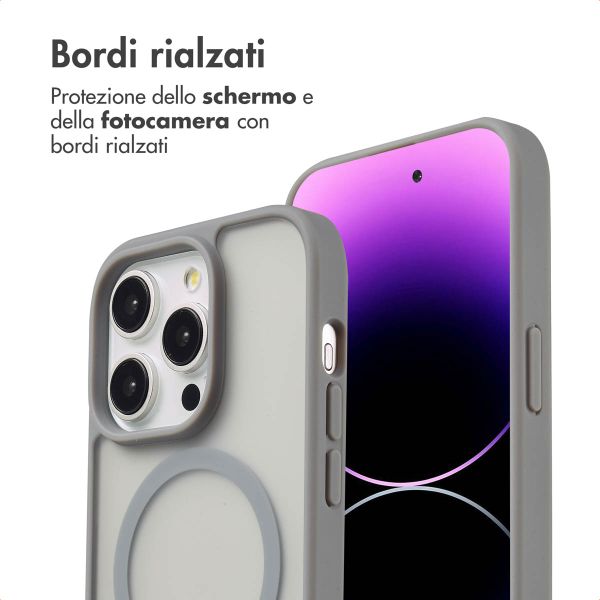 imoshion Cover posteriore Color Guard con MagSafe Apple iPhone 14 Pro - Grigio