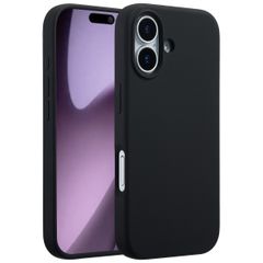 Accezz Cover in silicone liquido con MagSafe Apple iPhone 17 - Nero