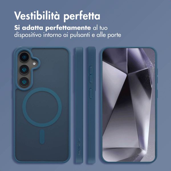 imoshion Cover posteriore Color Guard con MagSafe Samsung Galaxy S24 Plus - Blu scuro