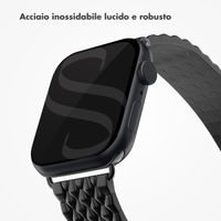 Selencia Cinturino Drago in acciaio Apple Watch | 38/40/41/42 mm - Nero
