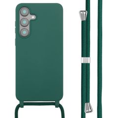 imoshion Cover in Silicone con Cordino Samsung Galaxy S25 FE - Verde scuro