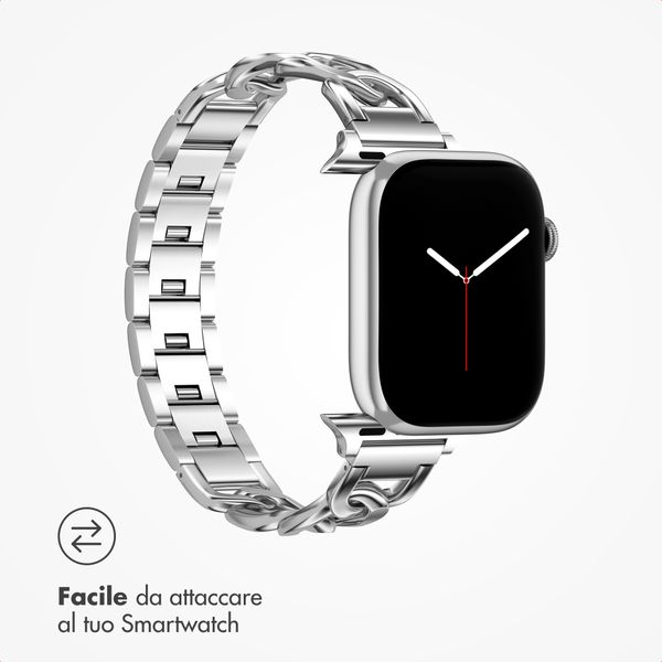 Selencia Cinturino Chain Apple Watch | 38/40/41/42 mm - Argento
