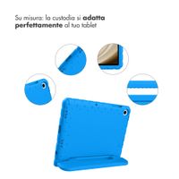 imoshion Cover Posteriore Kidsproof con Maniglia Samsung Galaxy Tab A11 Plus / A9 Plus - Blu