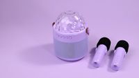 imoshion Sing & Shine Karaoke Set - Altoparlante e 2 microfoni - Lavender Lilac