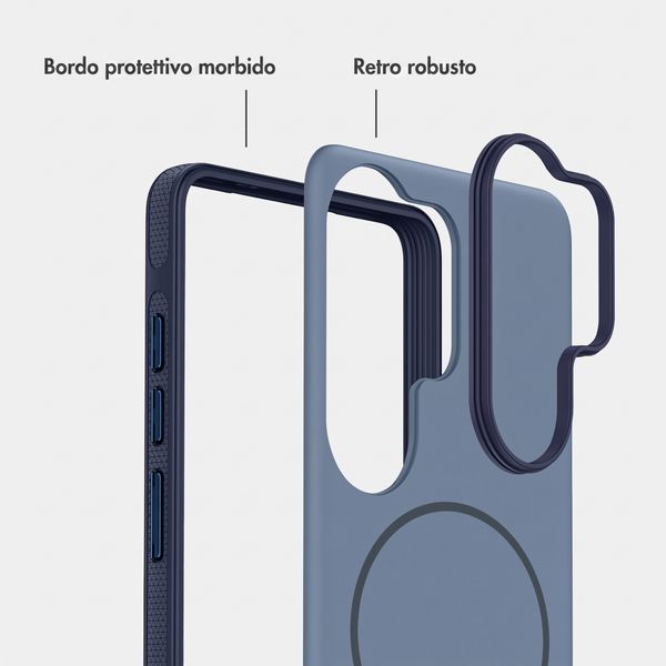 imoshion Cover posteriore Color con Thin MagSafe Ring Samsung Galaxy S26 Ultra - Blu scuro