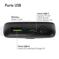 imoshion Powerbank Magnetic 10.000 mAh - Powerbank wireless - Nero